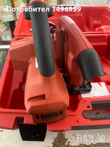 Акомолаторен ръчен циркуляр HILTI SC70w-a22, снимка 8 - Други инструменти - 50686090