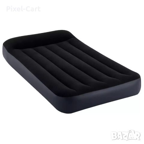 0093 Надуваем дюшек с вградена възглавница Intex Pillow Rest Classic - 137x191x25 см., снимка 2 - Други стоки за дома - 46469372