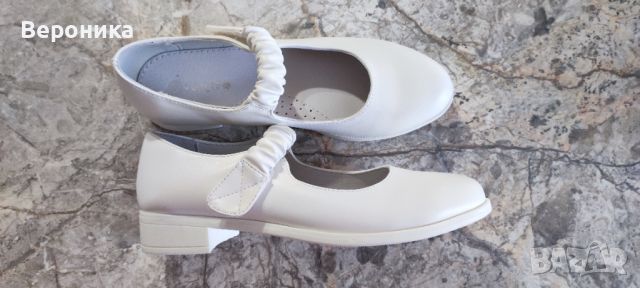 Детски обувки за момичета в бял цвят - размер 35. Нови!, снимка 5 - Детски обувки - 45682049