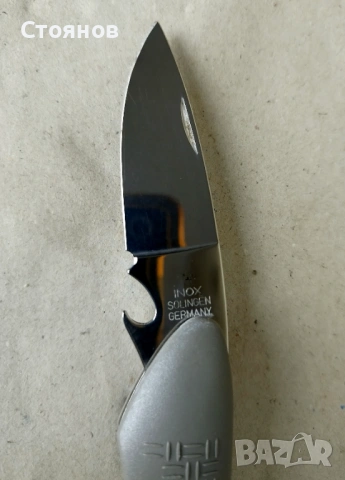 Оригинален сгъваем нож MERCEDES INOX Solingen / Germany, снимка 3 - Ножове - 53788327