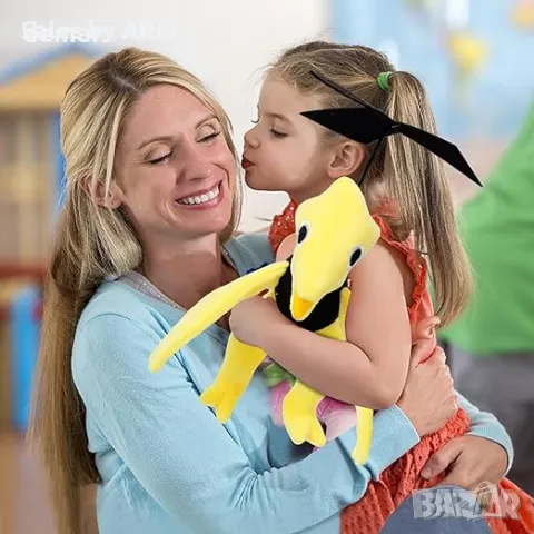 vita dennis плюшен 'Радуга 2' - жълт, за фенове на игри, снимка 5 - Плюшени играчки - 49895075