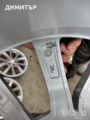 4бр.АЛУМИНИЕВИ ДЖАНТИ 17ки за SKODA 5x112 7J ET45 ОРИГИНАЛНИ !!!, снимка 3 - Гуми и джанти - 52322793