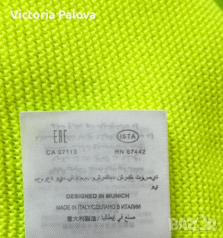 Луксозен финоплетен пуловер OUI – електриков лайм, Made in Italy, M, снимка 12 - Блузи с дълъг ръкав и пуловери - 53891643