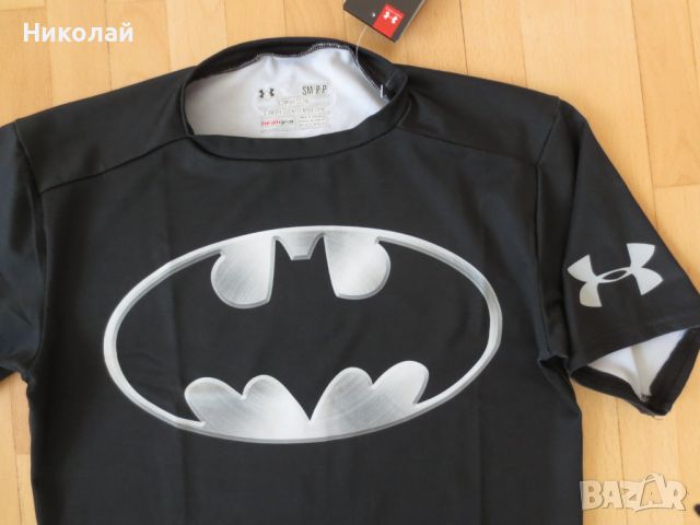 under armour alter ego batman тениска UPF30+, снимка 3 - Тениски - 45178818