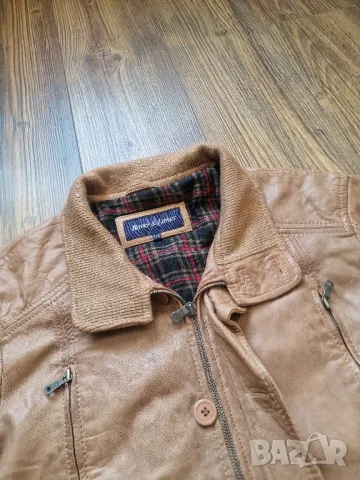 Страхотно мъжко кожено яке , ROVER & LAKES , размер 52, естествена кожа , снимка 6 - Якета - 49073782