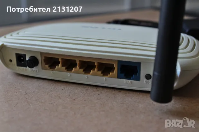 Продавам wifi рутер TP-Link wr740n, снимка 2 - Рутери - 46895596