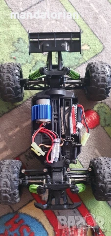 кола с дистанционно управление X-Monster 3,5 100 метра, 45 км/ч, 40 минути, 4x4, Rot, снимка 3 - Влакчета, самолети, хеликоптери - 51163931