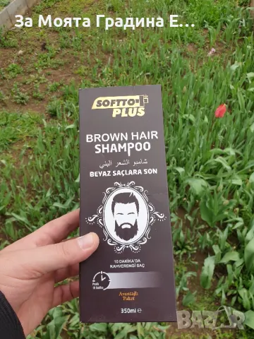 Шампоан против бели коси Softto plus black hair, brown hair , снимка 3 - Продукти за коса - 49688601