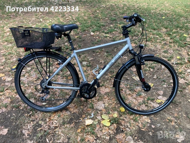 Алуминиев Градски Велосипед Колело TOUR DE SWISS малко употребяван