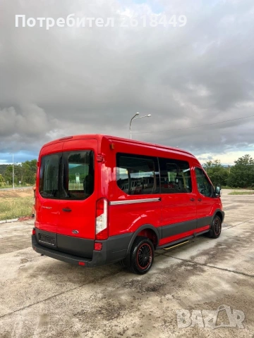 Ford Transit 2.2 TDCI 9 Места, 2х Клима, Серв. История, 2 Броя!, снимка 10 - Бусове и автобуси - 53408238