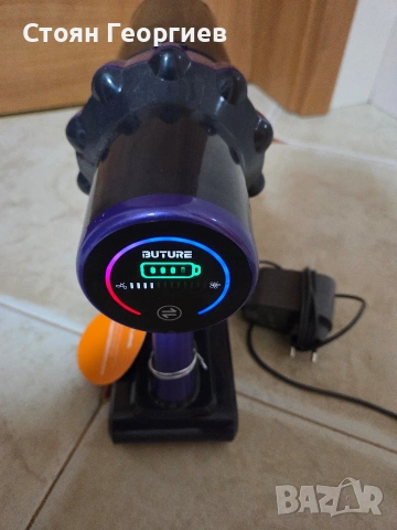 Чисто ново тяло с батерия и зарядно BUTURE VC70, снимка 3 - Прахосмукачки - 53500632