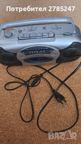 Радиокасетофон "Rising", снимка 5 - Радиокасетофони, транзистори - 53132645