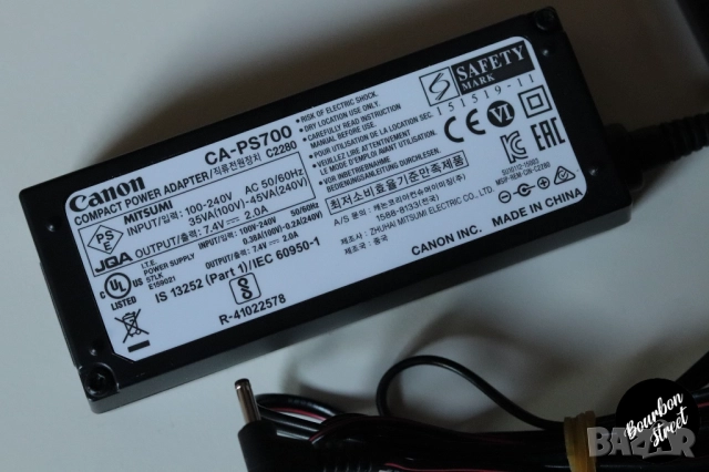 Canon CA-PS700 Адаптер за постоянно захранване + Дъми Dummy батерия E12 за Canon M50 M100 M200 , снимка 2 - Чанти, стативи, аксесоари - 52387317