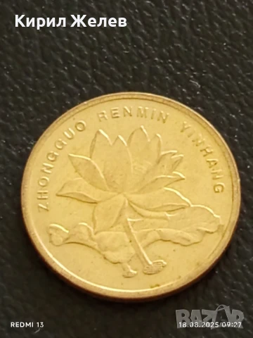 Две монети 5 юана 2008г. Китай за КОЛЕКЦИЯ ДЕКОРАЦИЯ 33486, снимка 4 - Нумизматика и бонистика - 51399505