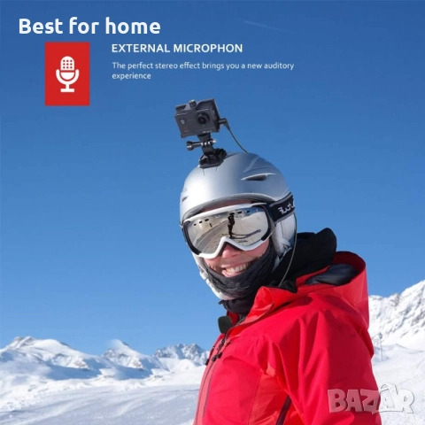 Victure AC700 4K 20MP WiFi Подводна екшън камера, снимка 5 - Камери - 52589140