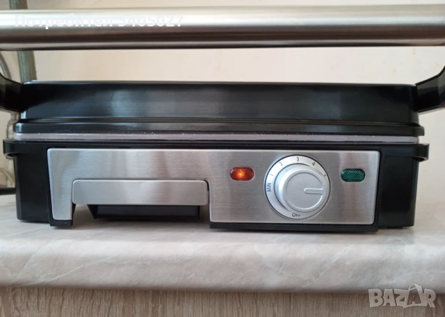 Грил преса Finlux FCG-2008M, снимка 2 - Тостери - 51178186