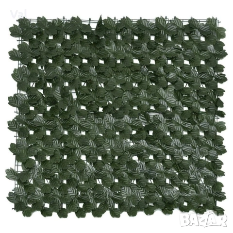 Изкуствен жив плет "Бръшлян" 1х3м – Декоративна ограда за балкон и градина с UV защита, снимка 6 - Огради и мрежи - 53822206