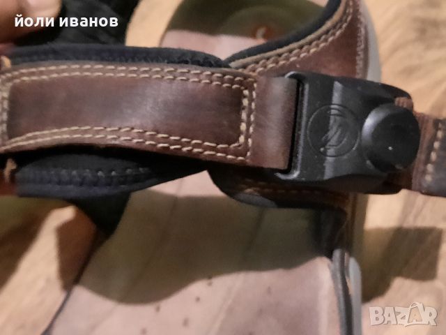 Clarks-кожени с неопред сандали 46 номер, снимка 8 - Мъжки сандали - 46324424