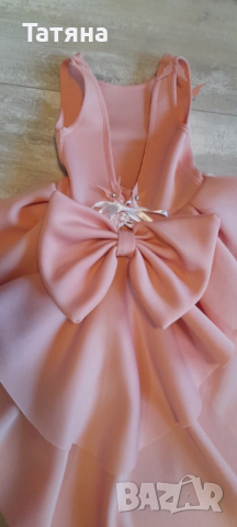 Красива елегантна рокля, снимка 6 - Детски рокли и поли - 52300192