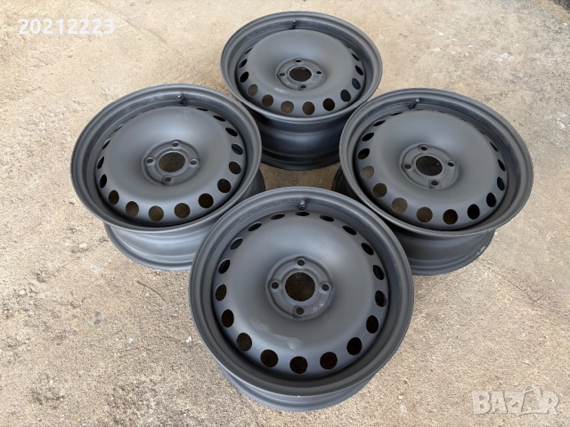 4 броя железни джанти за Renault Megane II 15, снимка 5 - Гуми и джанти - 52549049