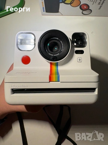 Polaroid now + бял, снимка 2 - Фотоапарати - 53343594