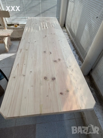 Продавам Нова дървена чамова маса