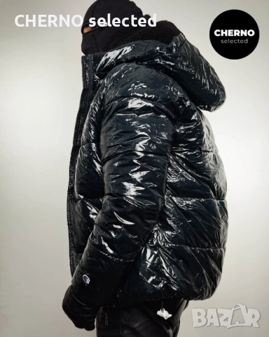 Пухено яке CHAMPION High Shine Puffer Jacket – Размер XL – Ново без етикети, снимка 2 - Якета - 53114199