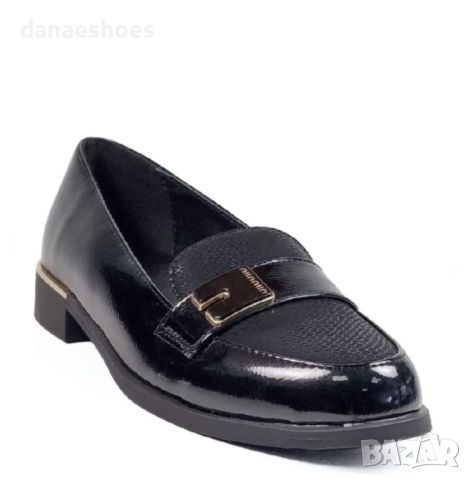 Дамски елегантни мокасини от лачена кожа , снимка 2 - Дамски ежедневни обувки - 45446021