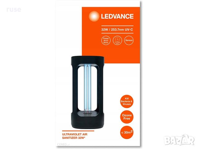 НОВИ! Лампа за UV-C дезинфекция на въздуха / LEDVANCE UVC 32W, снимка 7 - Други - 45917468