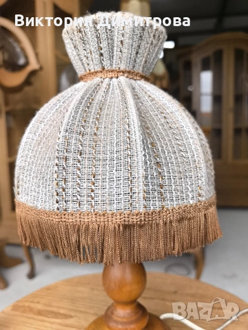 Винтидж настолна лампа , снимка 3 - Настолни лампи - 53583607