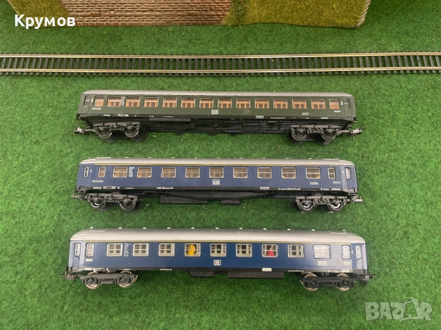 Вагон пътнически 4-осен Лима HO 1:87 влак ЖП модел фигури