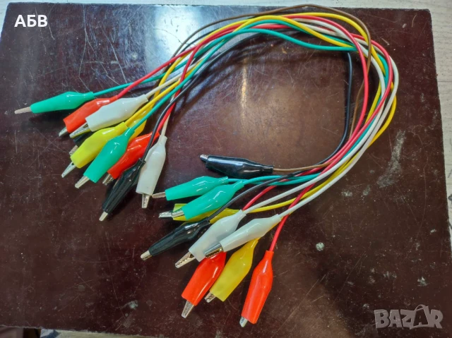 Продават се лабораторни тестови проводници с накрайници щипки, снимка 3 - Друга електроника - 51071312