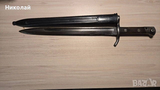 Щик, нож за финландски мосин-наган м1928, снимка 2 - Антикварни и старинни предмети - 53624518