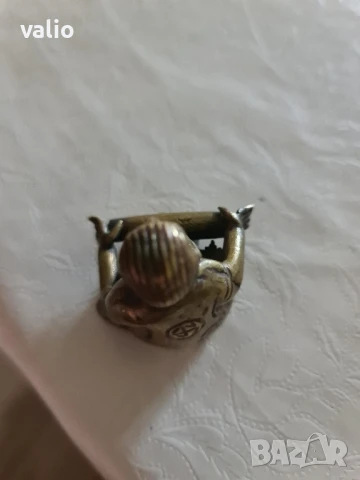 Малка бронзова статуетка буда, снимка 3 - Статуетки - 51142638