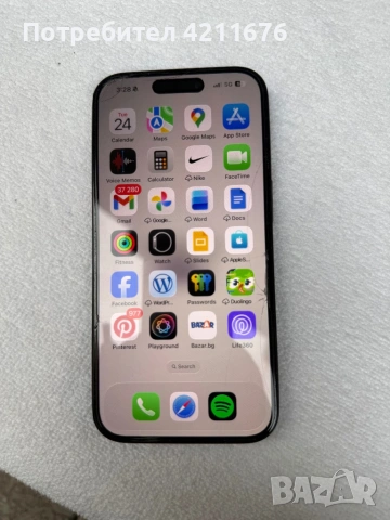 Продавам Iphone 16 black, снимка 2 - Apple iPhone - 53606828