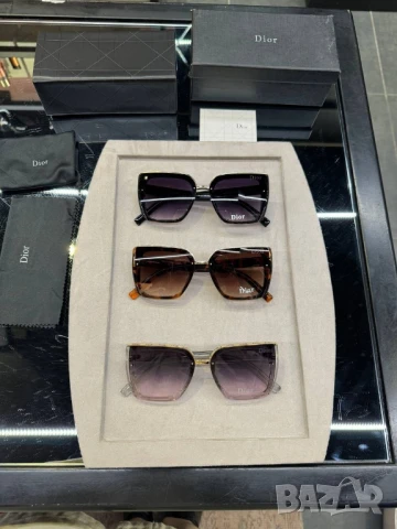очила с черен обикновен калъф christian dior и ув защита 