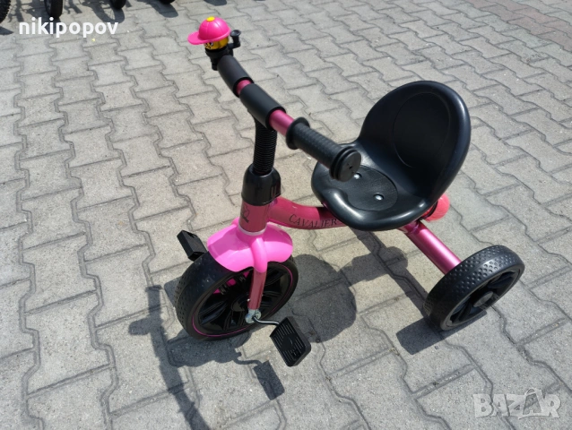 BYOX Триколка Cavalier Lux розов, снимка 2 - Детски велосипеди, триколки и коли - 53564225