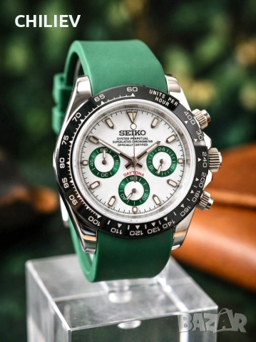 Seiko Daytona Green mod