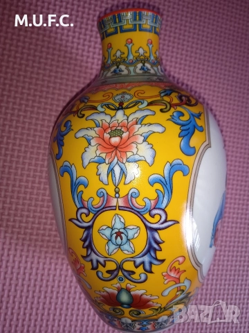 Винтидж Ръчно рисувана Китайска ваза., снимка 9 - Антикварни и старинни предмети - 52591619