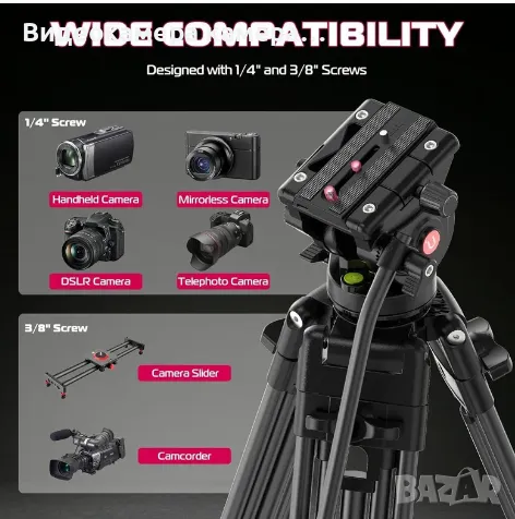 Smallrig 3986 Universal Tripod Dolly .Ulanzi MT-81, снимка 9 - Камери - 49088518