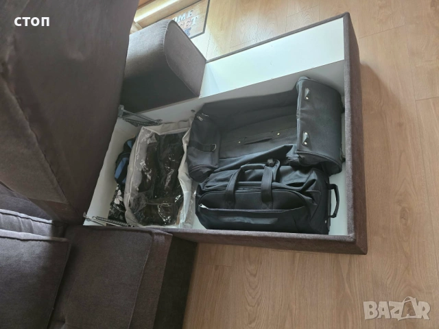 Продавам ХОЛНА ГАРНИТУРА ЮТА С ФУНКЦИЯ СЪН И РАКЛА, снимка 3 - Дивани и мека мебел - 53897425