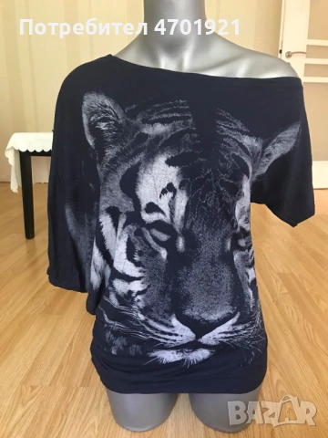 Дамска блуза с тигър