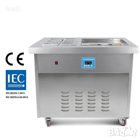 ПРОМО!Професионални машина за тай сладолед Налични.