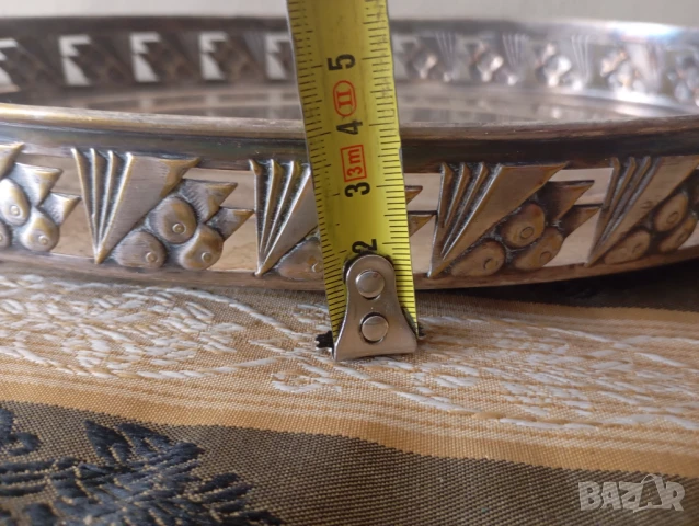 Посребрена купа арт деко, снимка 2 - Други ценни предмети - 50836512