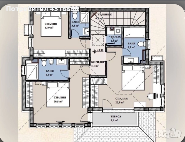 Кыща в комплекс Святи Влас, снимка 11 - Къщи - 52872840