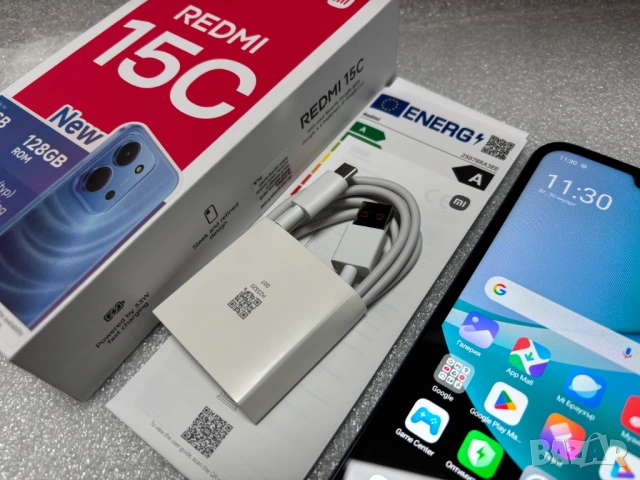 Като нов! Смартфон Xiaomi Redmi 15C, 8GB, 128GB, Moonlight Blue, снимка 6 - Xiaomi - 53163145