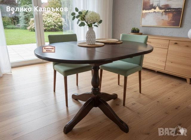 Маса "Марион" от масив., снимка 3 - Маси - 30389251