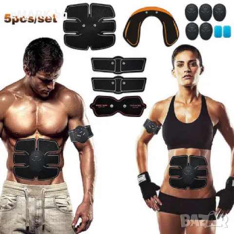 5 В1 Мускулен електростимулатор с 10 различни интензивности на масаж и 6 режима за мъже и жени, снимка 1