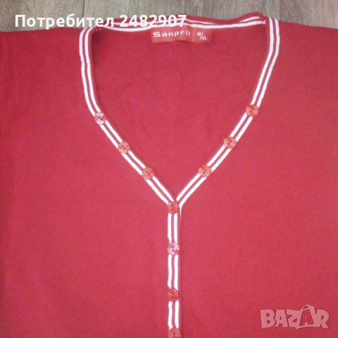 Къса дамска блуза/жилетка , снимка 8 - Блузи с дълъг ръкав и пуловери - 51701705