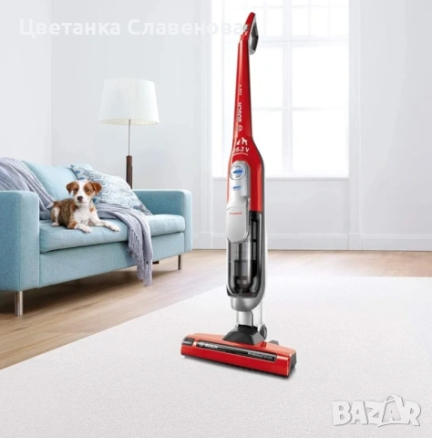 Безкабелна прахосмукачка Bosch Athlet BCH6ZOO, 25.2 V, Li-Ion, Сензор Bagless Technology,60 мин, снимка 7 - Прахосмукачки - 53175409